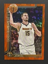 2025-26 Topps Nikola Jokic Orange Holo Foil /25 #101 Denver Nuggets Tip Off NBA
