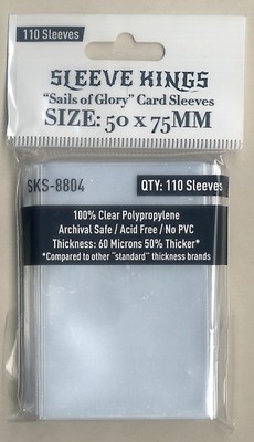 Sleeve Kings - Sleeves: Size  50 x 75 mm, 110 Stück/sleeves