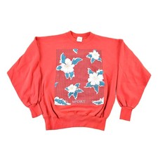 Vintage 1990s Paris Sport Club Christmas Crewneck Sweatshirt Mens L