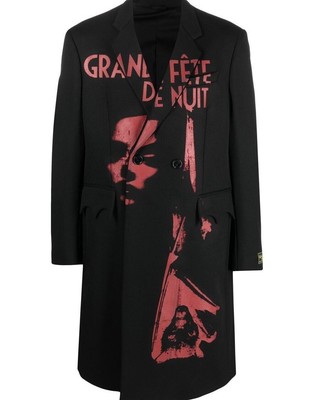 Raf Simons Uniform Pockets & Print klassischen Mantel 40393601