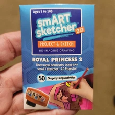 smART Sketcher 2.0 Royal Princesses 2 Projector Activity Cartridge New FREE Ship