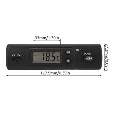 Multifunctional Car Temperature Digital Clock For Vehicle XDUA