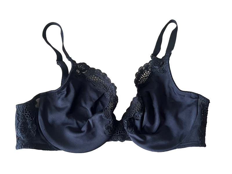 WACOAL 65119 BLACK UNDERCOVER ELEGANCE UNDERWIRE BRA SIZE 36C