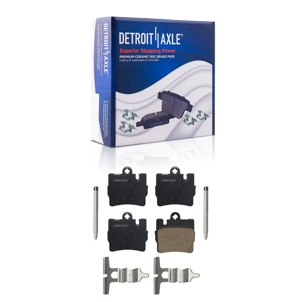 Pastillas de freno delanteras y traseras de cerámica para CL500 CL55 S55 AMG CL600 S430 S500 S600 Foto 3 de 4