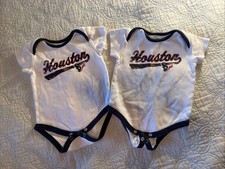 2- Houston Texans One Piece Size 6 To 9 Months NflL Brand