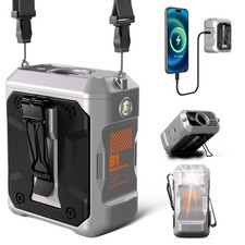 2025 Upgrade 10000mAh Waist Clip Fan, Portable Personal Fan with 18000RPM Str...