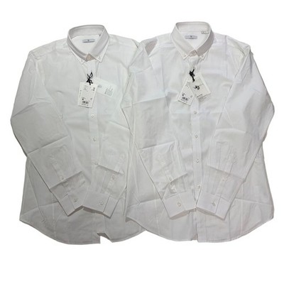 Uniqlo +J Bodan Down White Shirt Set M New/Jill Sander Collab