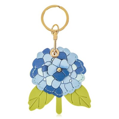 Ymapinc Leather Hydrangea Flower Keychain Pendant - Elegant Floral Key Chains