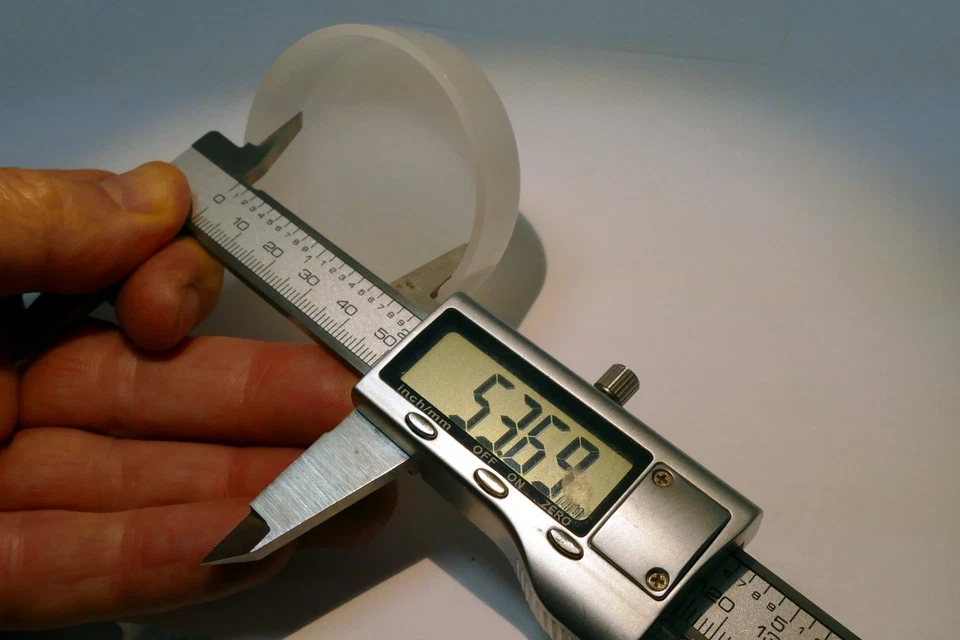 52mm Lens Front Cap slip on type vintage plastic white - Image 4 of 4