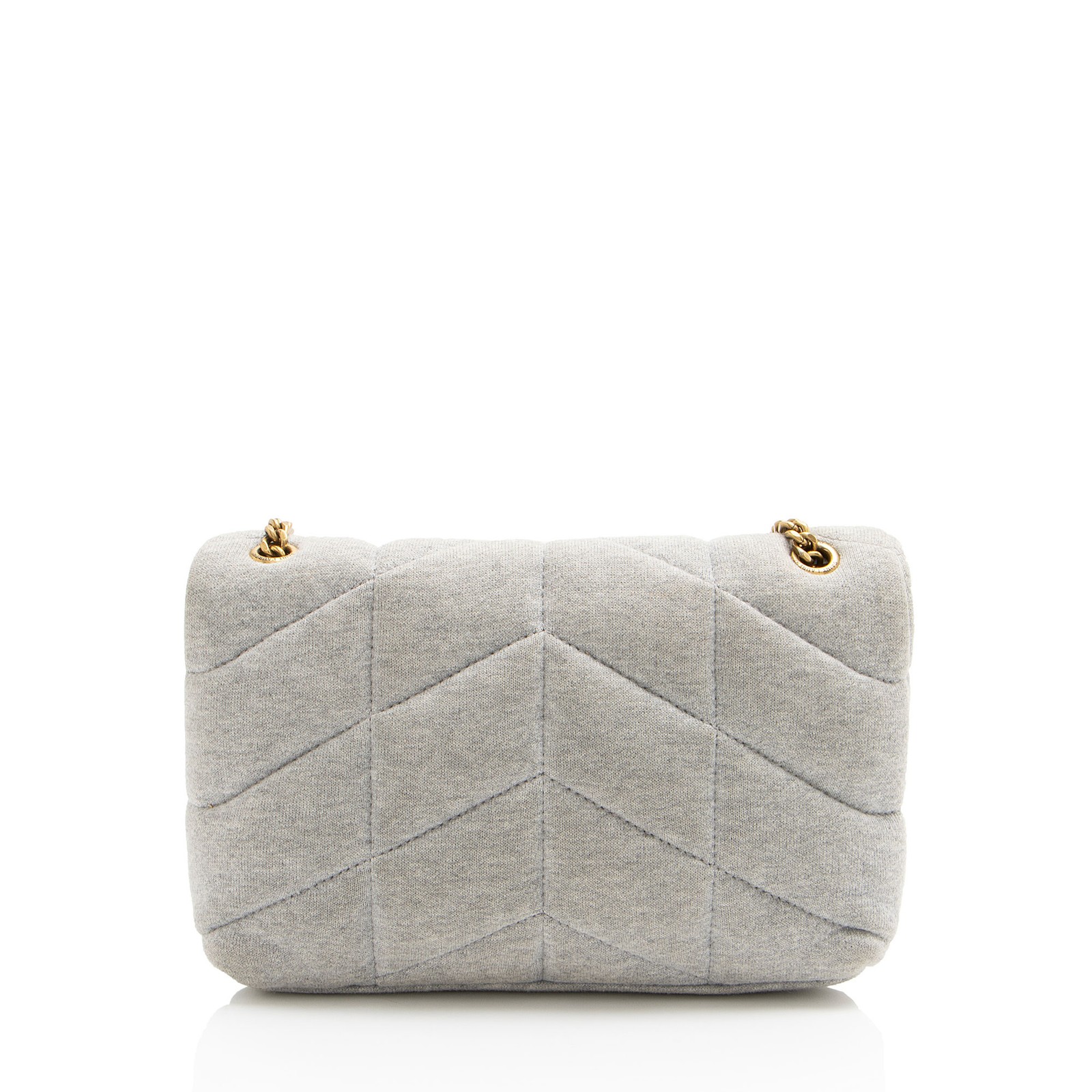 Borsa a tracolla giocattolo Saint Laurent Jersey Monogram Puffer LouLou