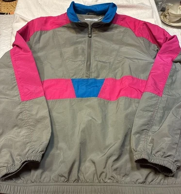 Topman Colorblock Half-Zip Windbreaker Anorak Jacket - Image 1 of 4