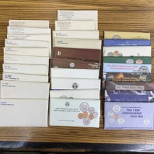 1968 - 1998 Uncirculated Mint Sets Complete Run Includes 1996 W Dime