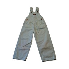 Vintage OshKosh Bgosh Light Blue Cotton Overalls Made in USA Kids Size 4T
