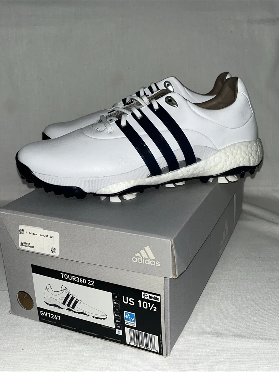 adidas Tour 360 22 Golf White Silver Metallic for Sale
