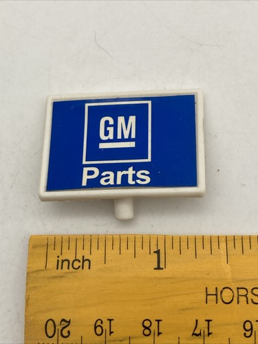 Micro Machines GM Parts Blue Sign Vintage Galoob Part Billboard - Picture 2 of 3