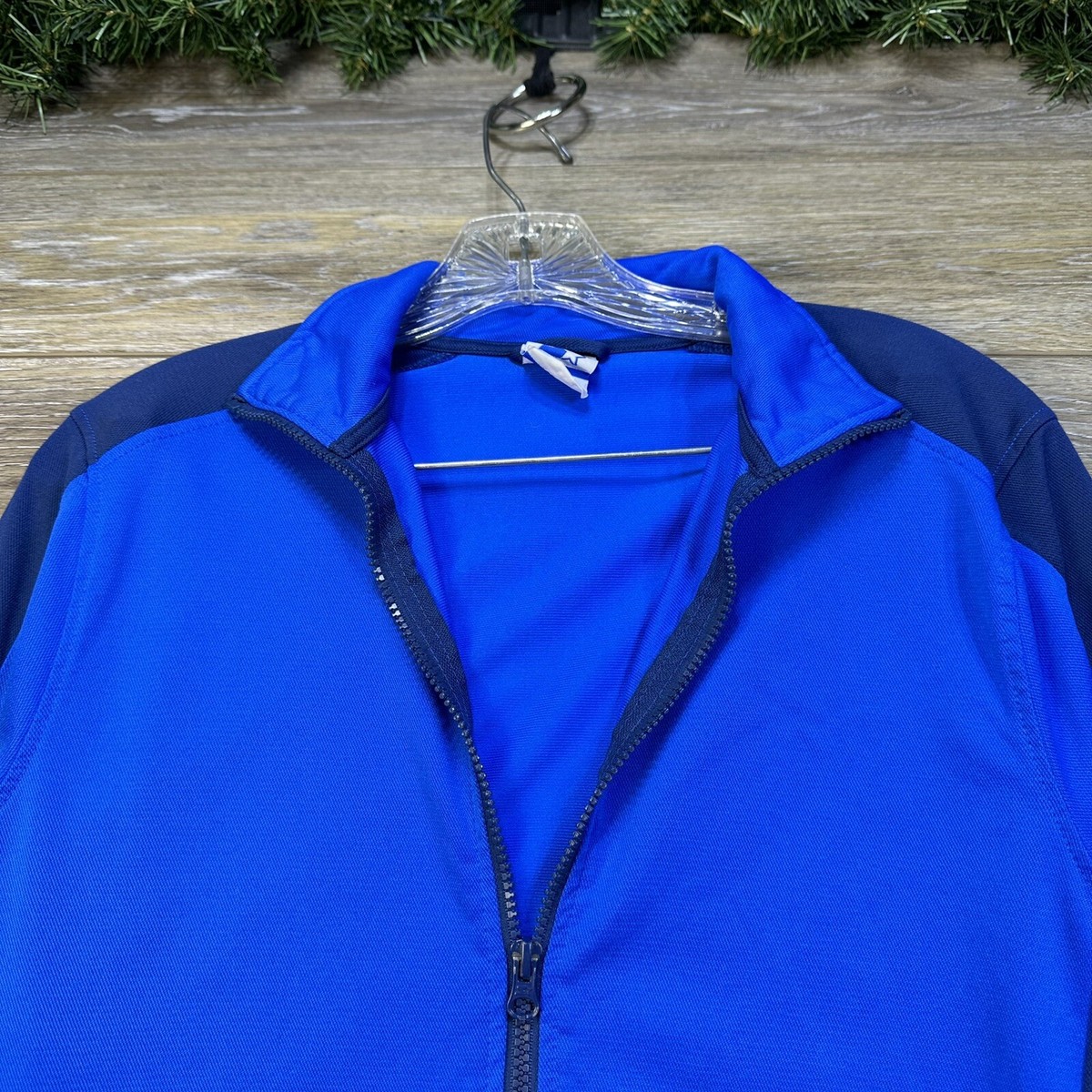 STARTER Jacket Size Small Blue Moisture Wicking Modern Sports Warm