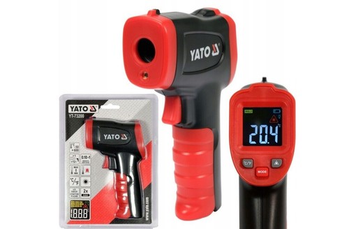 Thermomètre Numérique Pistolet Infrarouge IR Laser LCD Température Sans Contact Compteur Yato - Photo 2/8