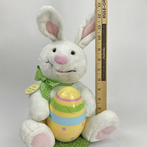 Hallmark Rockin Rabbit Plush Musical Easter Bunny Dancing Egg Chick Plush w tag - Picture 8 of 11