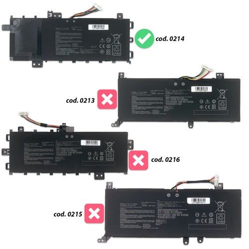Batteria compatibile con Asus 0B200-03190800 C21N1818-1 0B200-03280700 7,7V - Photo 6/6
