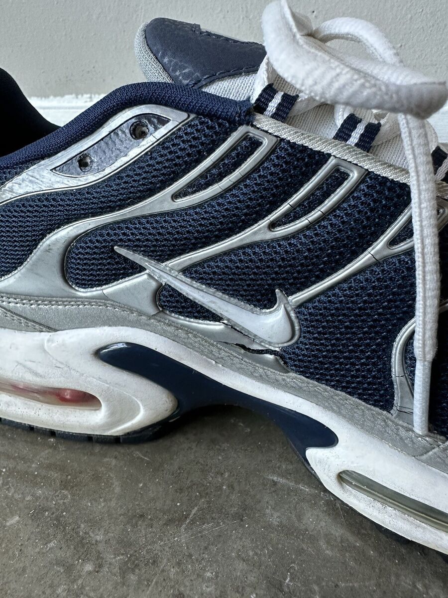 Nike Air Max Plus Tn Cowboys Midnight Navy Silver White Sz Nike Air Max Plus Tn Cowboys Midnight Navy Silver White Sz