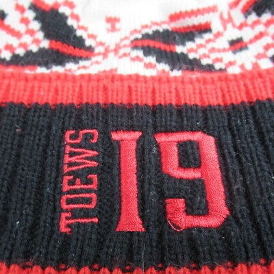 NHL Chicago Blackhawks Jonathan Toews #19 Beanie Winter Hat W/ Pom