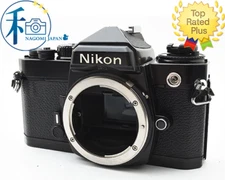 [NEAR MINT-] Nikon FE Black 35mm SLR Film Camera Body From JAPAN