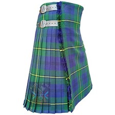 Clan Johnstone Modern Tartan Kilt 8 Yard Scottish Highland Custom Made Kilt Sale