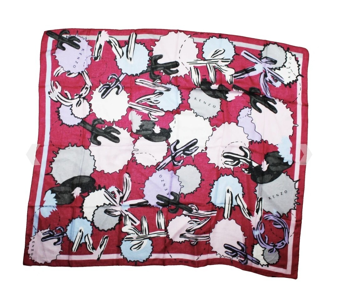 小物 Kenzo Paris eye scarf KENZO PRE-OWNED EYES PRINT SCARF E11463