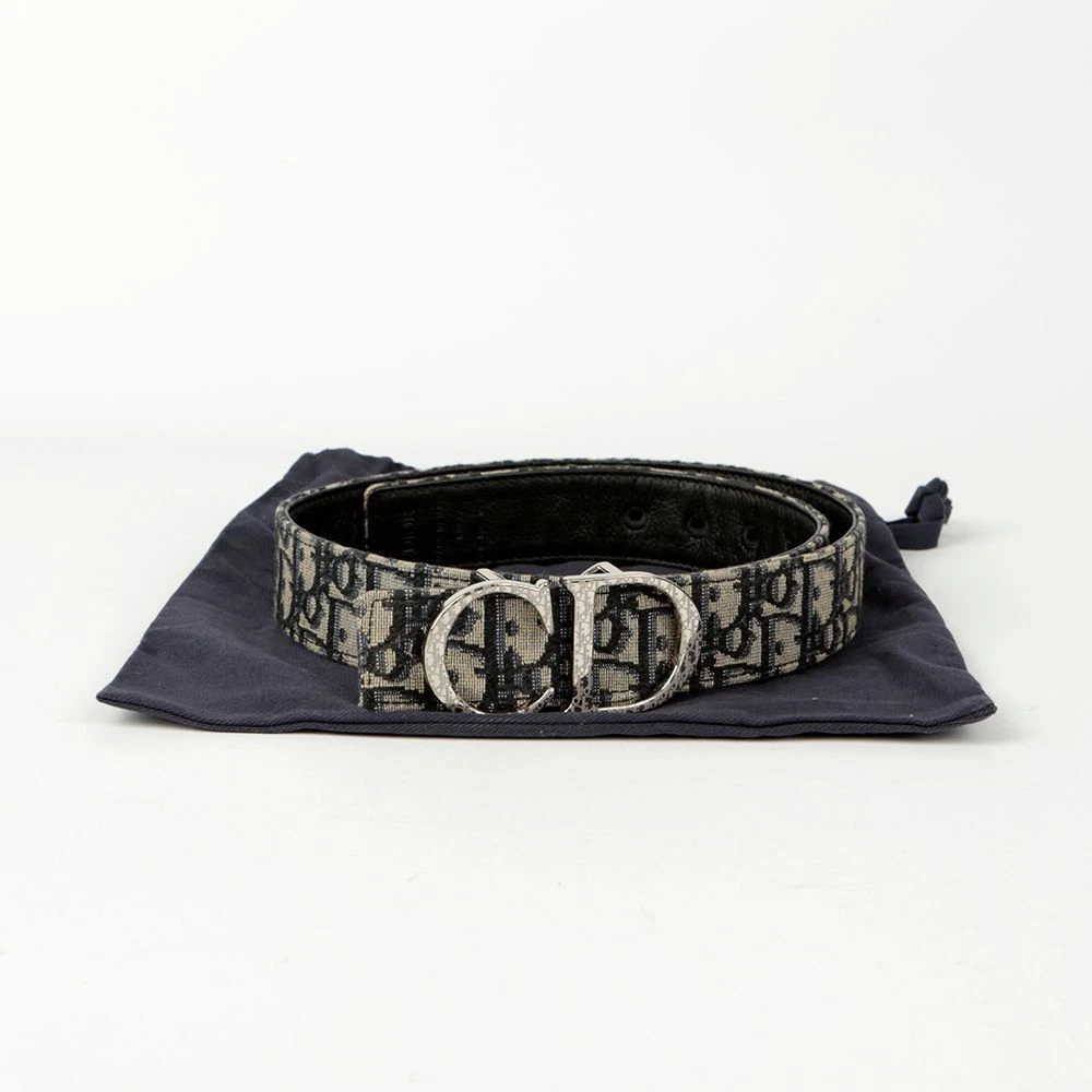 Dior 4907RUMET Ceinture Réversible avec Boucle CD 80 Taille 102207011