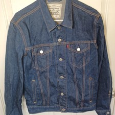 Raw Unwashed Denim Trucker Jacket 