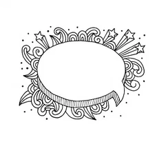 #113 Darice Embossing Folder Essentials " CONVERSATION BUBBLE  "  #30041338