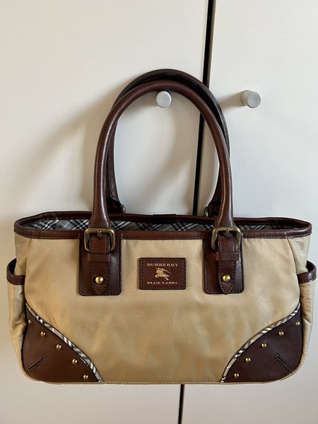 BURBERRY Blue Label Canvas/Leather Bag - Preloved