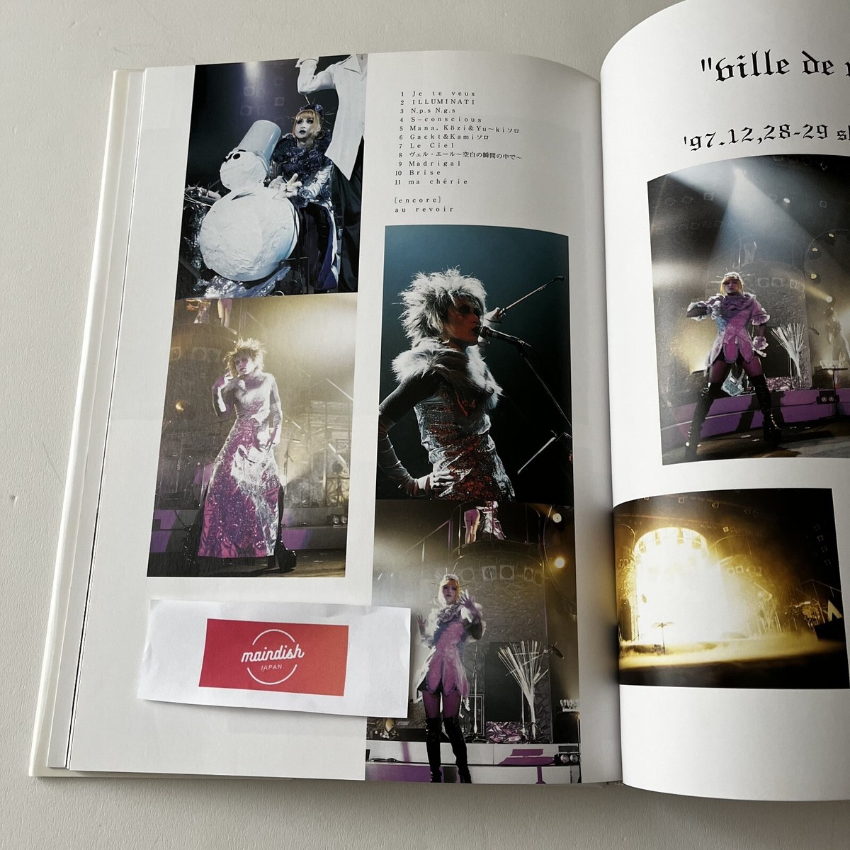 MALICE MIZER 書籍、写真集、パンフレット　4冊セット MALICE MIZER 書籍、写真集、パンフレット 4冊セット MALICE