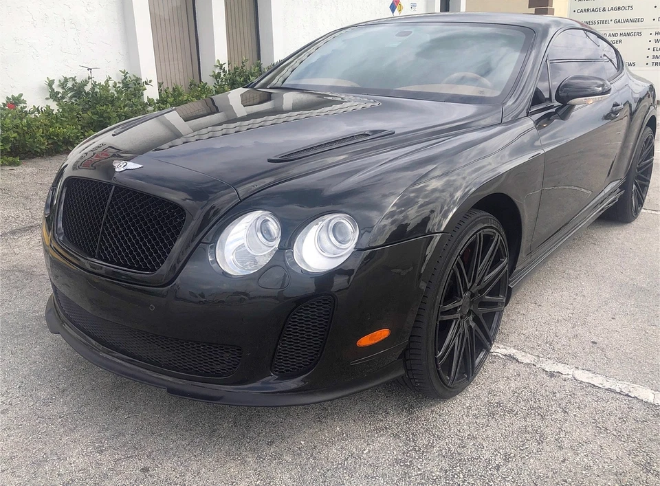 Alerón labial delantero Bentley Continental GT/GC 2009-2012 Super Sport hecho en EE. UU. Foto 3 de 4