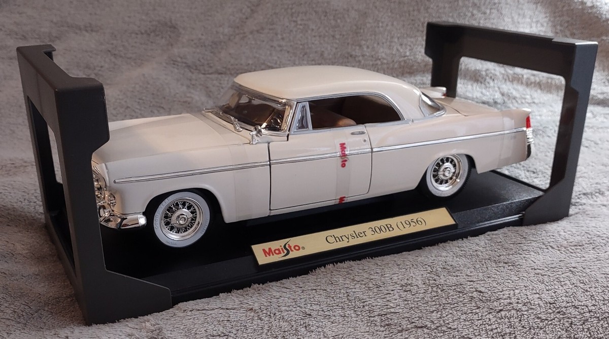 Maisto Chrysler 300B (1956) ミニカー Maisto, 1956 Chrysler 300-B , 1/ 18 Scale | eBay