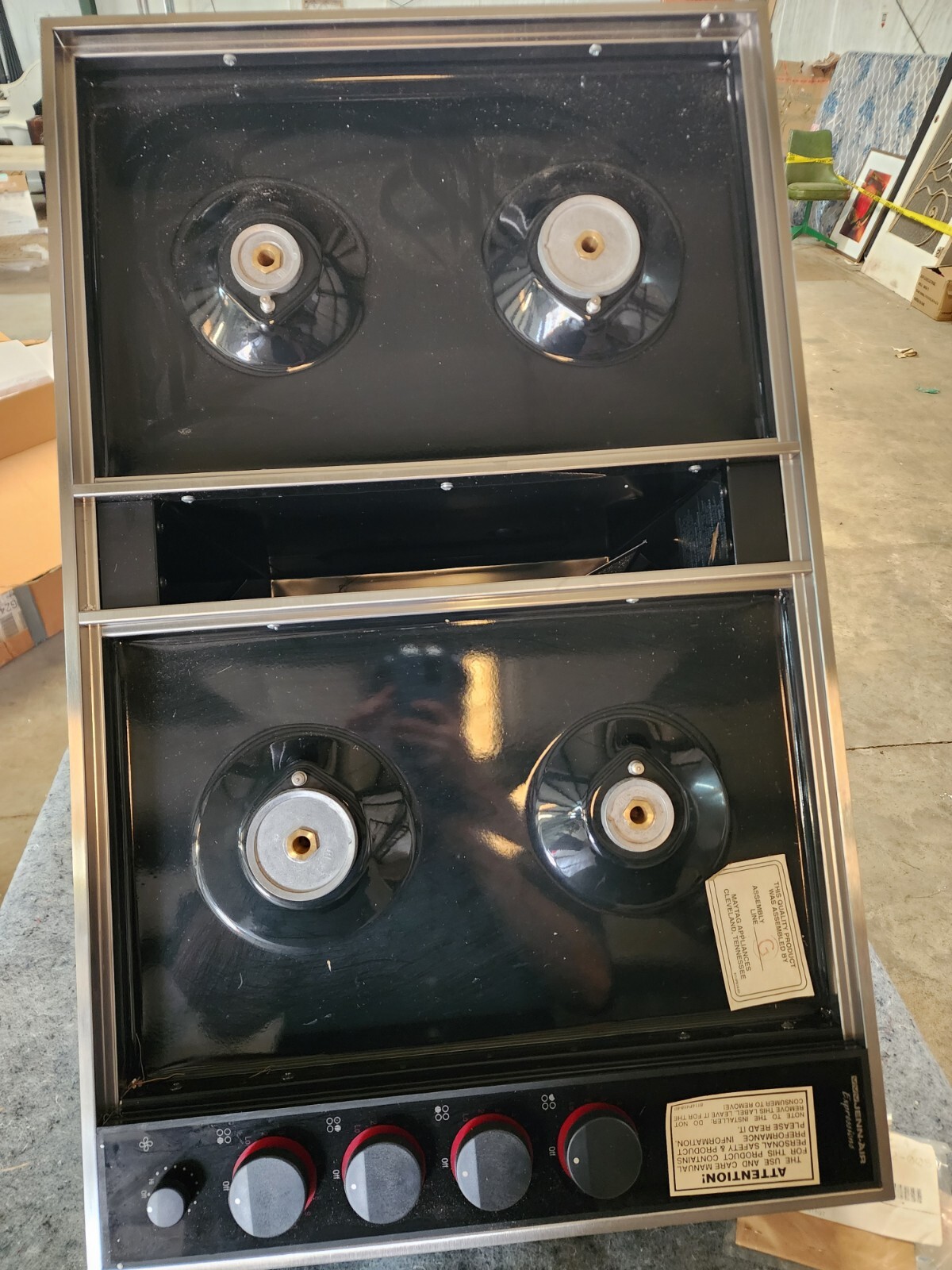 JennAir Expressions Gas Downdraft Cooktop Stovetop 34" New Open Box eBay