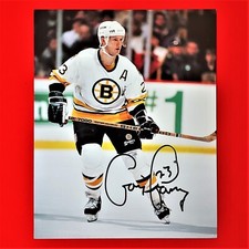 Autographed Craig Janney Boston Bruins Photo - X2