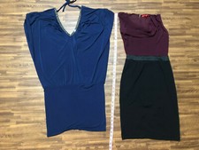 Lot of 2 Women’s Sleeveless Dresses: Moda Size S, Narciso Rodriguez Size 4 