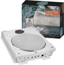 Lanzar 8'' Marine Subwoofer System   1000W Waterproof Slim Amplified Woofer with