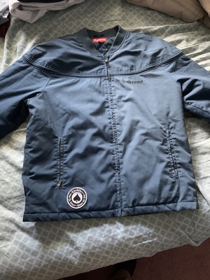 supreme thrasher poplin crew jacket
