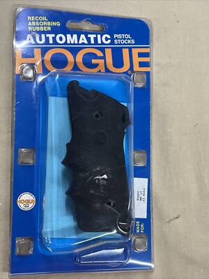Hogue Rubber Grip For Ruger MK II & MK III Pistols - Finger Grooves & Thumb Rest (Black)