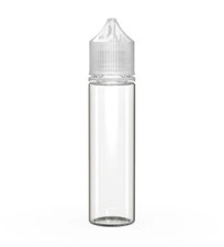 CHUBBY GORILLA 60ML V3 AUTHENTIC PET Bottles 100 pack CLEAR BOTTLE/CLEAR LID