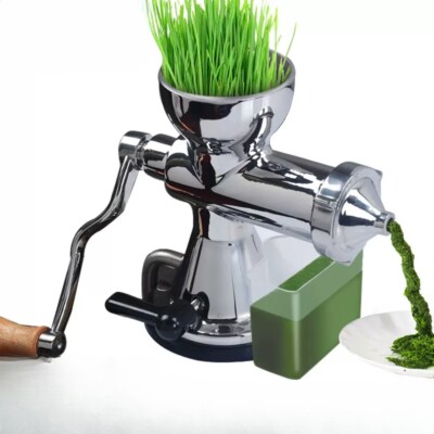 Hand Juicer Stainless Steel Wheatgrass Juicer Manual Juicer Squeezer Wheat Grass