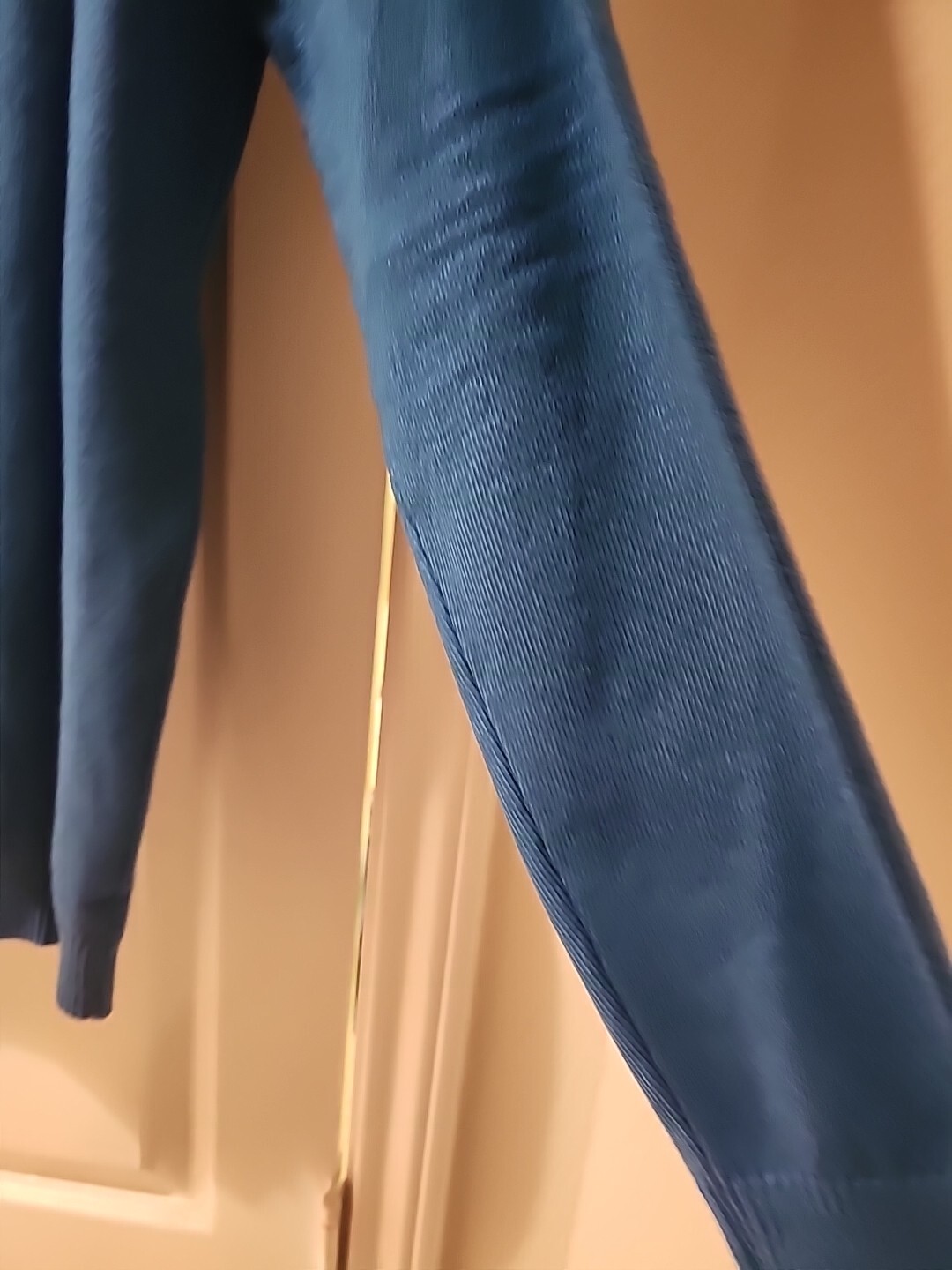 Nine Bull Sweater Mens L Teal Soft Knit Grandpa Style Ribbed Waist Comfort