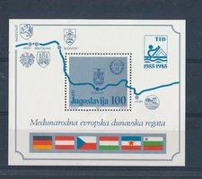 D429149 Yugoslavia S/S MNH Coat of Arms Donau