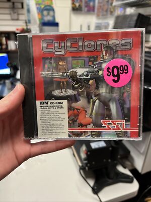 Cyclones IBM CD-ROM Vintage PC Game 1994 Raven Software New Factory Sealed
