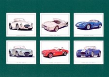 AC COBRA The Sports Car 1962-1969  Collectors Cards - 260 289 427 Daytona Shelby