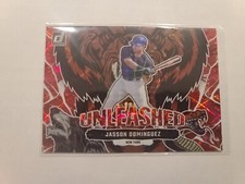 2023 Donruss Unleashed Jasson Dominguez #U20 Red Parallel 138/149 NY Yankees