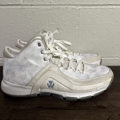 Adidas Mens Great Wall Adiprene Basketball Shoes White AQ7738 Lace Up 12.5M