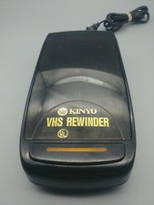 Vintage model black Kinyo VHS Video Cassette Rewinder - Tested Works 100 